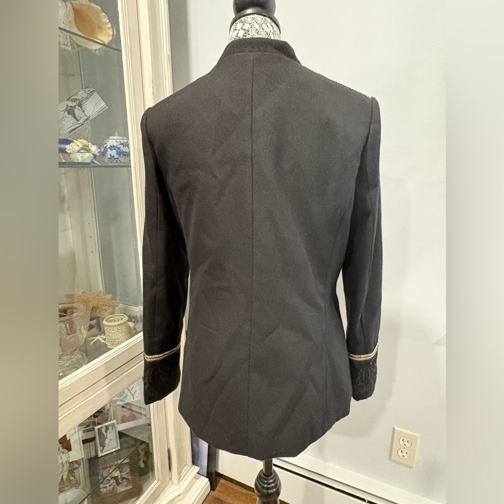 Romeo & Juliet Couture Black Blazer with Gold Buttons - Picture 14 of 14